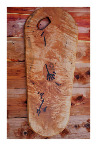 Teardrop Live Edge American Cherry Grazing Board (12 -18)